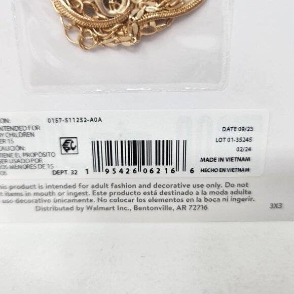 Time And Tru Cancer Zodiac 16" & 18" Gold-Tone Necklaces With Extenders - Picture 7 of 7